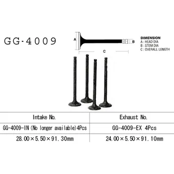 Rozvod motoru VESRAH výfukový ventil KAWASAKI ZR 550 ZEPHYR 91-99, GPZ/KZ/Z 550 81-89, GT 550 83-90 (12005-1013) (1 kus) vyrobeno v Japonsku (VESRAH výfukový ventil KAWASAKI ZR 550 ZEPHYR 91-99, GPZ/KZ/Z 550 81-89, GT 550 83-90 (12005-1013) (1 kus) vyrobeno v Japonsku)