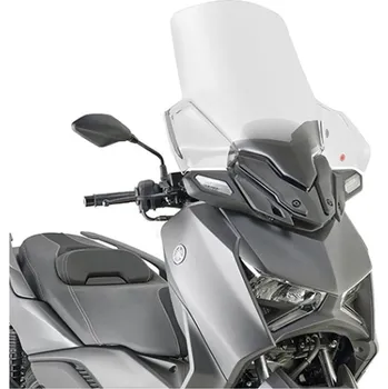 Motodíl KAPPA plexi štít YAMAHA X MAX 125 23-25 X MAX 300 23-25, (73 X 62 cm) průhledný (KAPPA plexi štít YAMAHA X MAX 125 23-25 X MAX 300 23-25, (73 X 62 cm) průhledný)