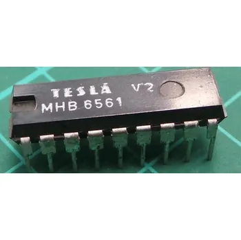 Základní deska MHB6561 - statická paměť CMOS 256x4, DIL18
