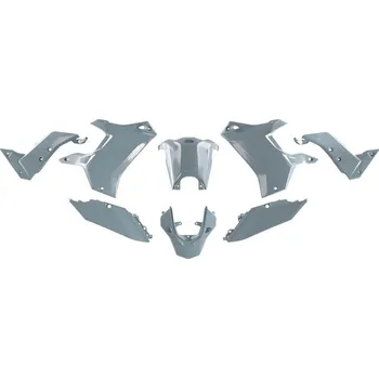 RACETECH (RTECH) kompletní sada plastů (bez předního blatníku) T7 REVOLUTION YAMAHA TENERE 700 19-24 barva šedá (RACETECH (RTECH) kompletní sada plastů (bez předního blatníku) T7 REVOLUTION YAMAHA TENERE 700 19-24 barva šedá)