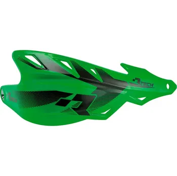 Řídítka RACETECH (RTECH) kryty páček raptor barva zelená (s upevněním na řídítka 22,2mm i 28,6mm) (RACETECH (RTECH) kryty páček raptor barva zelená (s upevněním na řídítka 22,2mm i 28,6mm))
