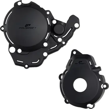 Alternátor POLISPORT sada krytu alternátoru a spojky vodní pumpy KTM EXC-F 250/350 24-25 barva černá (POLISPORT sada krytu alternátoru a spojky vodní pumpy KTM EXC-F 250/350 24-25 barva černá)