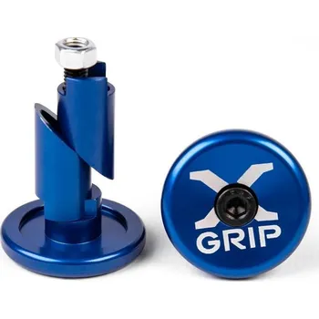 Osvětlení pro motocykl X-GRIP koncovky řidítek do otvoru O průměru 12-16,2mm barva světle modrá (X-GRIP koncovky řidítek do otvoru O průměru 12-16,2mm barva světle modrá)