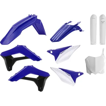 Osvětlení pro motocykl POLISPORT kompletní sada plastů (FULL KIT) SHERCO SC/SC-F 17-23 v sadě tabulka přední (8656700001) a kryty tlumičů (8398600002) barva světle modrá bílá černá OEM (POLISPORT kompletní sada plastů (FULL KIT) SHERCO SC/SC-F 17-23 v sadě tabulka přední)