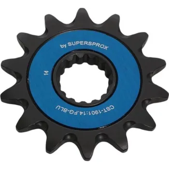 Osvětlení pro motocykl SUPERSPROX řetězové kolo přední 1248 14 samočistící KTM SX/SXF/EXC/EXCF 91-, HUSQVARNA CR/WR/TE/TC 14-. GASGAS 21- s pístních kroužkůAMI barva světle modrá (JTF1901.14) (SUPERSPROX řetězové kolo přední 1248 14 samočistící KTM SX/SXF/EXC/EXCF 91-, HUSQVARN