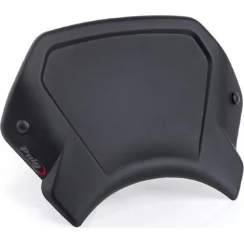 Plexi štít PUIG FRONTAL PLATE 22224N černý hliník