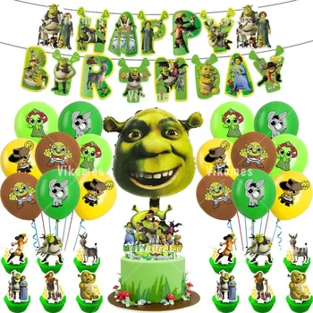 Party dekorace Set narozeninová dekorace Shrek