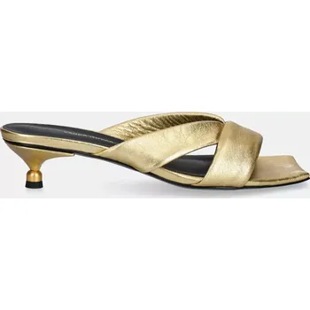 Dámské pantofle Kožené pantofle Vanda Novak Maya Maya.Platinum.Gold zlatá GLD, EUR 36