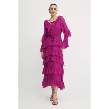 Dámské šaty Šaty Luisa Spagnoli 541979 růžová 43X, vel. S