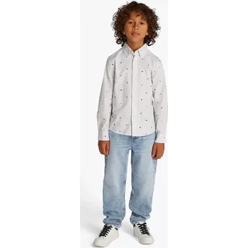 Dívčí džíny Dětské rifle Tommy Hilfiger ARCHIVE BARREL KB0KB09562.PPYA modrá 50X, vel. 128