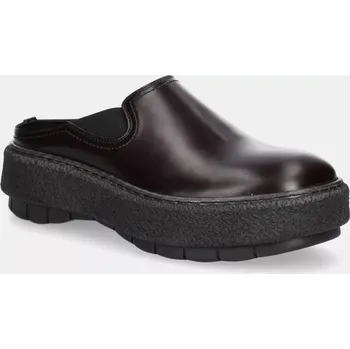 Pánské pantofle Kožené pantofle Sunnei CEMENTO SHOXFLS009.LTH073.0115 hnědá 89X, EUR 45