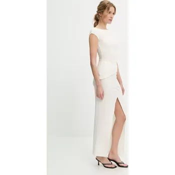 Dámská sukně Halenka a sukně Answear.LAB dámská, béžová barva vd1851.vd1852.fjk 01X, vel. XL