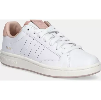 Pánská móda Kožené sneakers boty K-Swiss LOZAN KLUB LTH 97263.190.M bílá 00X, EUR 41
