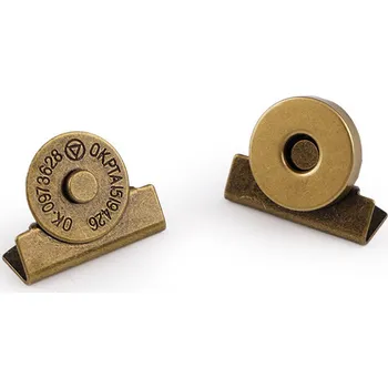 Magnetické zapínání Ø15 mm, barva 3 staromosaz
