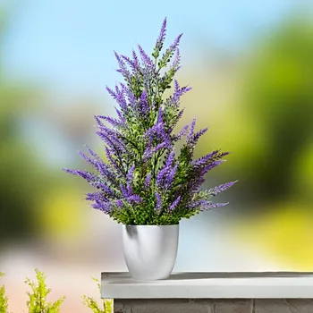 Vánoční stromek 3Pagen Levandulový stromeček v květináči výška 58 cm.