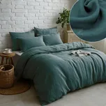 Lněné povlečení petrolejové