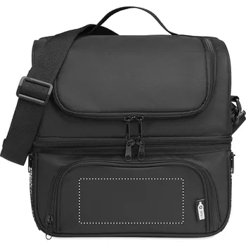 Chladící taška z RPET 10 FRONT POCKET, 60x140mm Sítotisk, 1 barva