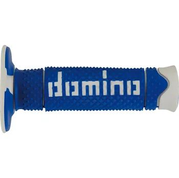 Osvětlení pro motocykl DoMINO řazení (gripy) (GRIPY) OFF ROAD PYRAMID (A260) dvousložkový barva světle modrá/bílá (DoMINO řazení (gripy) (GRIPY) OFF ROAD PYRAMID (A260) dvousložkový barva světle modrá/bílá)