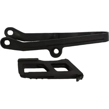 Řetězová sada pro motocykl UFO komplet kluzák + vodítko řetězu KAWASAKI KXF 450 24, barva černá (KA04767001,KA04766001) (UFO komplet kluzák + vodítko řetězu KAWASAKI KXF 450 24, barva černá (KA04767001,KA04766001))