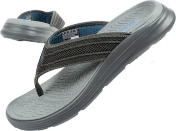 Pánské žabky Stylové pánské žabky Skechers Sargo M šedé, 42.5 i476_39736909