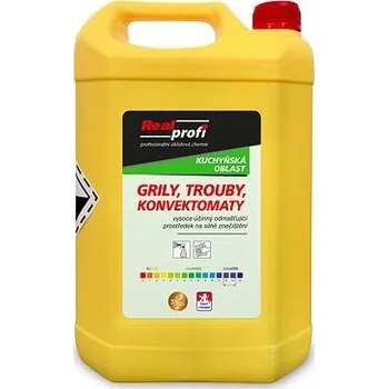 REAL PROFI Grily, trouby, konvektomaty - odmašťující prostředek 5 l