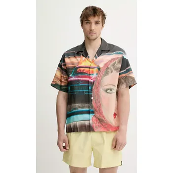 Pánská košile Košile Sunnei pánská, oranžová barva, relaxed, RTWXSHR038 22D, vel. XS