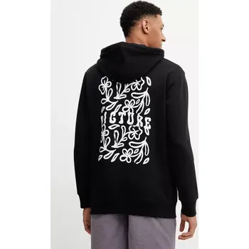 Pánská mikina Bavlněná mikina Picture Elaho pánská, černá barva, s kapucí, s potiskem, MSW0469 99X, vel. L