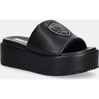 Dámské pantofle Pantofle Blauer OPAL dámské, černá barva, na platformě, S5OPAL03 S5OPAL03.PUL 99X, EUR 37