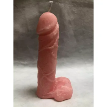 Svíčka Svíce penis 14cm - růžový