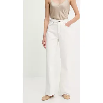 Dámské džíny Džíny Answear.LAB dámské, high waist sng.133.tos bílá 00X, vel. XS