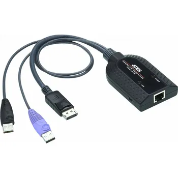 Switch ATEN KA7189 KVM kabel Černá, Purpurová