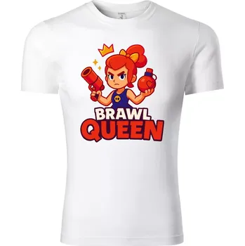 Chlapecké tričko Pánské a dětské tričko BRAWL QUEEN bílé