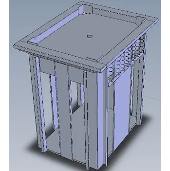 Úklidový vozík PODÁVACÍ ŠACHTA PŠ 540×400 | ABNER, 91201