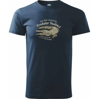Pánské tričko Predator instinct - Triko extra velké (5-8XL) - 7XL ( Námořní modrá (téměř černá) )
