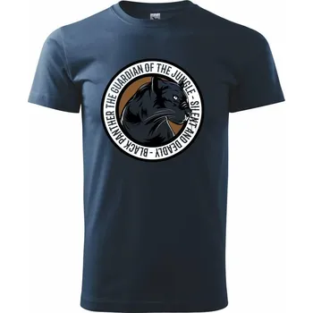 Pánské tričko Panther round - Triko extra velké (5-8XL) - 6XL ( Námořní modrá (téměř černá) )