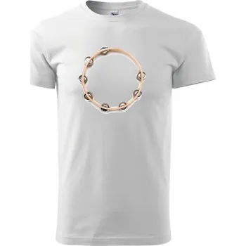 Tamburina - Triko extra velké (5-8XL) - 7XL ( Bílá )