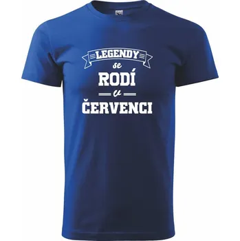 Legendy se rodí v červenci - Triko extra velké (5-8XL) - 8XL ( Královská modrá )
