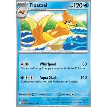 Volný čas Pokémon DRI 058/182 Floatzel - Destined Rivals Stav: Near Mint, Verze: NORMAL