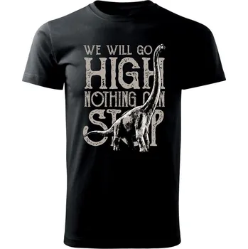 Brachio high - Triko extra velké (5-8XL) - 8XL ( Černá )