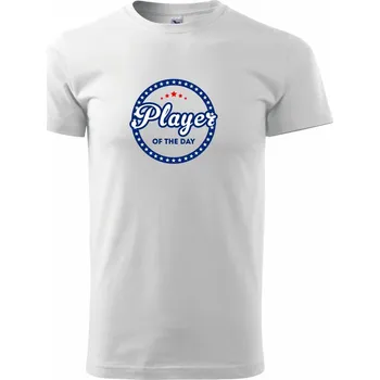Pánské tričko Baseball player of day - Triko extra velké (5-8XL) - 7XL ( Bílá )