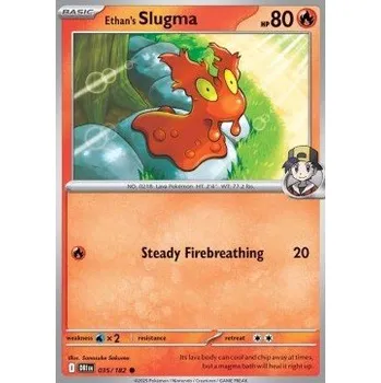 Karetní hra Pokémon DRI 035/182 Ethan's Slugma - Destined Rivals Stav: Near Mint, Verze: NORMAL