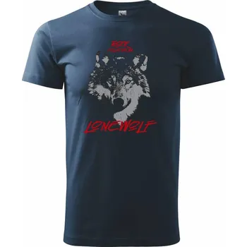 Pánské tričko Wolf fightwear - Triko extra velké (5-8XL) - 6XL ( Námořní modrá (velmi tmavá - téměř černá) )