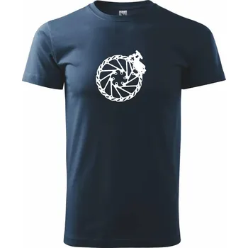 Cyclo kotoučová brzda - Triko extra velké (5-8XL) - 8XL ( Námořní modrá (velmi tmavá - téměř černá) )