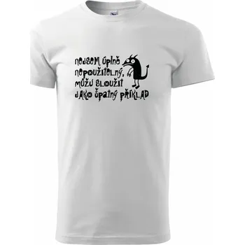 Špatný příklad (Hana-creative) - Triko extra velké (5-8XL) - 6XL ( Bílá )