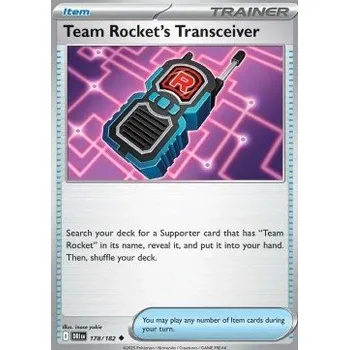 Sběratelská karetní hra Pokémon DRI 178/182 Team Rocket's Transceiver - Destined Rivals Stav: Near Mint, Verze: NORMAL