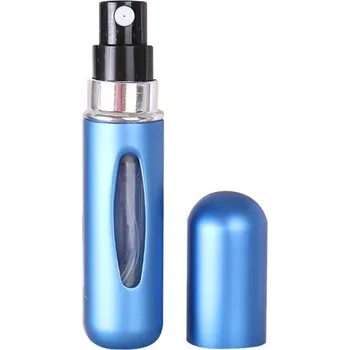 Rozprašovač parfému Plnitelný mini cestovní rozprašovač do kapsy | flakóny - matně modrá