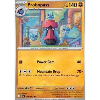Volný čas Pokémon DRI 098/182 Probopass - Destined Rivals Stav: Near Mint, Verze: NORMAL