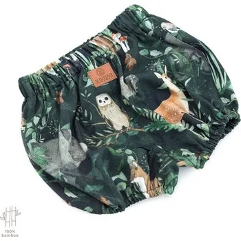 Makaszka Bambusové kraťásky bloomers WOODLAND - S