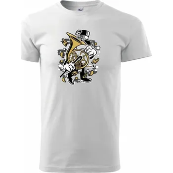 Pánské tričko Trubkanátor - Triko extra velké (5-8XL) - 8XL ( Bílá )