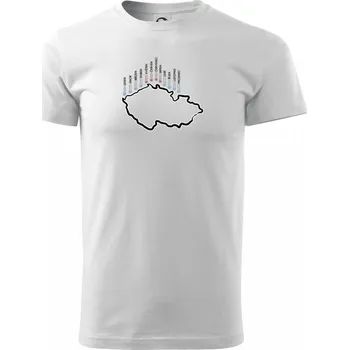 Pánské tričko Počasí v ČR - Triko extra velké (5-8XL) - 7XL ( Bílá )